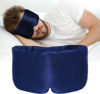 HKM-392339 Silk Sleep Eye Mask for Comfortable Shading and Noise Reduction - All-Inclusive Cold Soft Design