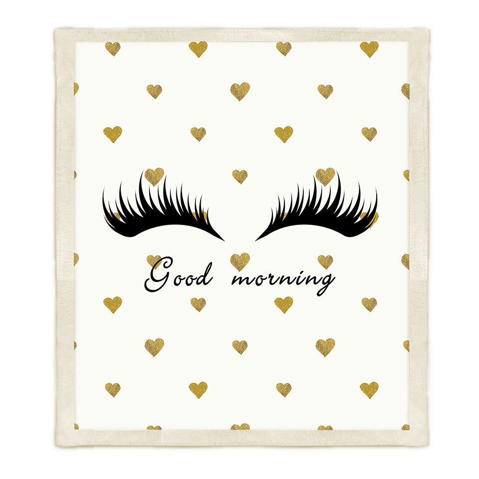 HKM-392339 Thickened Double-Layer Square Blanket with Geometric Pattern in Various Sizes and Colors