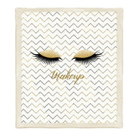 HKM-392339 Thickened Double-Layer Square Blanket with Geometric Pattern in Various Sizes and Colors