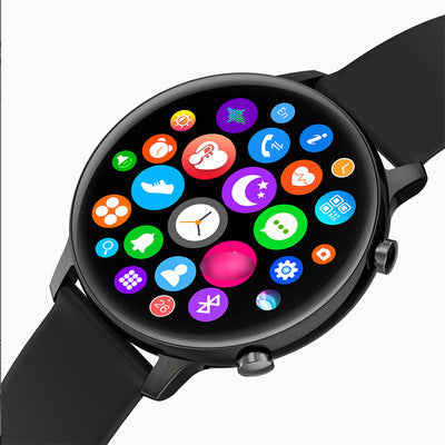 HKM-392531 Bluetooth Smart Watch with Heart Rate, Blood Pressure Monitor, Music Control, and Pedometer Features