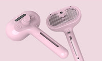 HKM-392723 Self-Cleaning Pet Grooming Brush with Integrated Mist Spray for Dogs and Cats