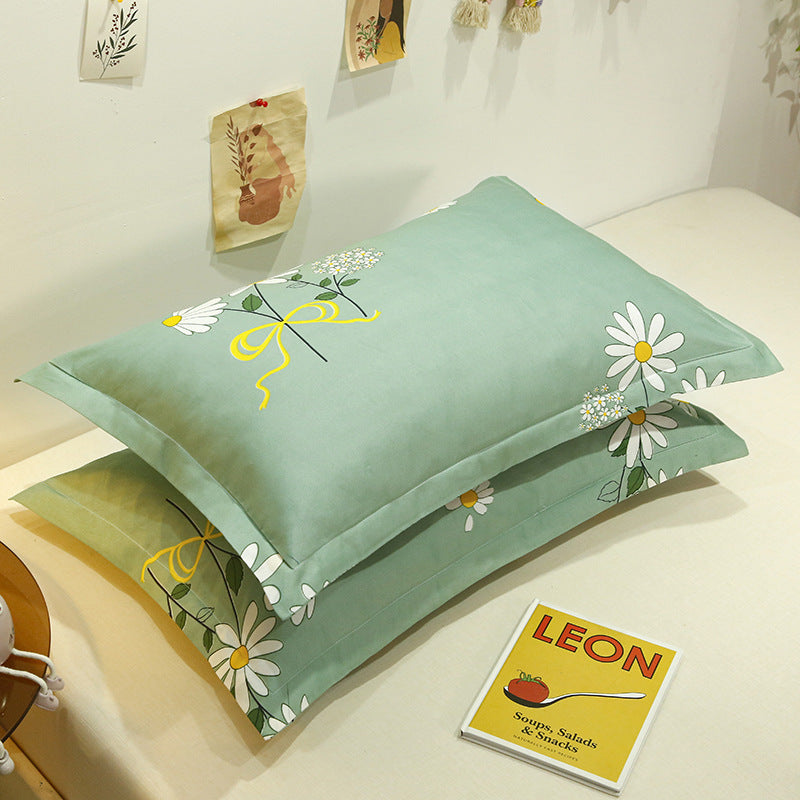 HKM-392979 Aloe Cotton Large Pillowcase Set, 48x74cm, 40 Thread Count, Polyester Fiber