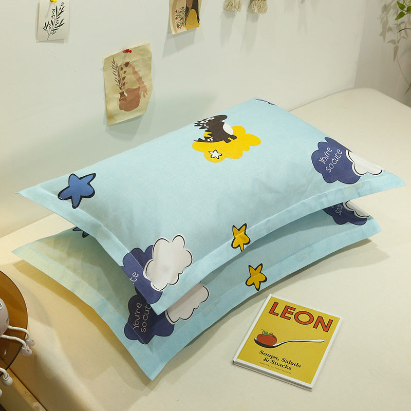 HKM-392979 Aloe Cotton Large Pillowcase Set, 48x74cm, 40 Thread Count, Polyester Fiber