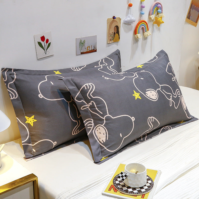 HKM-392979 Aloe Cotton Large Pillowcase Set, 48x74cm, 40 Thread Count, Polyester Fiber