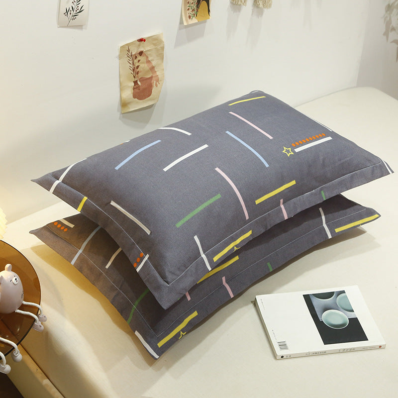 HKM-392979 Aloe Cotton Large Pillowcase Set, 48x74cm, 40 Thread Count, Polyester Fiber