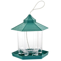 HKM-393107 Weatherproof Outdoor Hanging Bird Feeder for Balconies - Plastic, 7.5 x 20 x 24cm