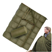 HKM-393171 Portable Waterproof Down Blanket for Camping and Hiking - Solid Colors Available, 137x203cm