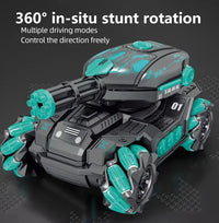 HKM-393427 Multi-Function Remote Control Tank Vehicle with Water Bomb Function, Spray, Sound, and Light Features