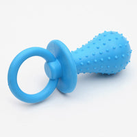 HKM-393491 Durable TPR Rubber Three-Color Ring Toy for Dogs - Molar Bite Toy