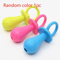 HKM-393491 Durable TPR Rubber Three-Color Ring Toy for Dogs - Molar Bite Toy