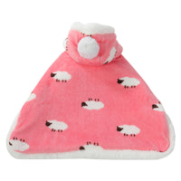 HKM-393619 Lamb Cashmere Cat Nightgown, Winter Clothing Transformation in Blue, Pink, and Gray Styles