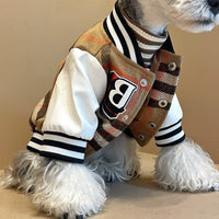 HKM-393683 Winter Wool Pet Jacket for Small Breeds - Padded Coat for Dogs like Schnauzer, Bichon, Shiba Inu, and More