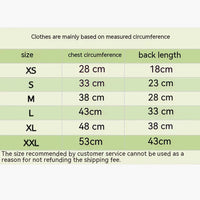 HKM-393683 Winter Wool Pet Jacket for Small Breeds - Padded Coat for Dogs like Schnauzer, Bichon, Shiba Inu, and More