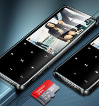 HKM-393875 Compact Bluetooth MP4 Music Player with 2.4 Inch Touch Screen and Built-In 8G/16G/32G Memory