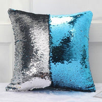 HKM-394003 Fashionable Black and White Sequin Decorative Cushion Cover for Sofa