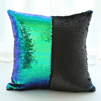 HKM-394003 Fashionable Black and White Sequin Decorative Cushion Cover for Sofa