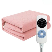 HKM-394003 Intelligent Temperature Control Electric Blanket - Light Gray Cotton for Home and Dorm Use