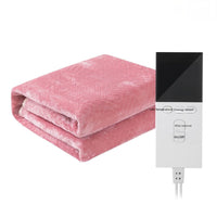 HKM-394003 Intelligent Temperature Control Electric Blanket - Light Gray Cotton for Home and Dorm Use