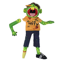 HKM-394003 Large Jeffy Boy Hand Puppet Plush Toy for Kids, Soft Doll for Parties, Shows and Christmas Fun