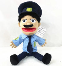 HKM-394003 Large Jeffy Boy Hand Puppet Plush Toy for Kids, Soft Doll for Parties, Shows and Christmas Fun