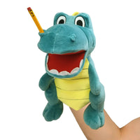 HKM-394003 Large Jeffy Boy Hand Puppet Plush Toy for Kids, Soft Doll for Parties, Shows and Christmas Fun