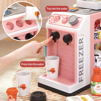 HKM-394131 48-Piece Pretend Play Cash Register Toy Set with Light and Sound Features for Kids