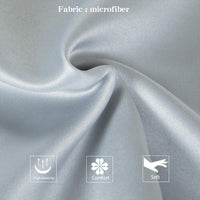 HKM-394323 Cotton Envelope Travel Pillowcase, Soft Microfiber, 33x126 cm, Multiple Colors Available
