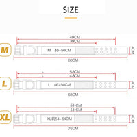 HKM-394515 Adjustable Dog Collar for Medium to Large Dogs with Metal D Ring and Buckle