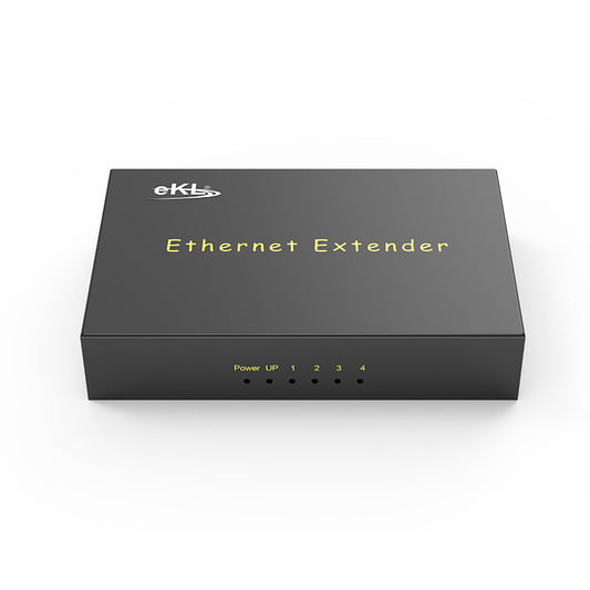 HKM-394515 Network Extender 300m Transmission Cable Amplifier - Model eKL-NE300, Black, 10M Speed