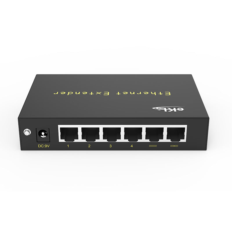 HKM-394515 Network Extender 300m Transmission Cable Amplifier - Model eKL-NE300, Black, 10M Speed