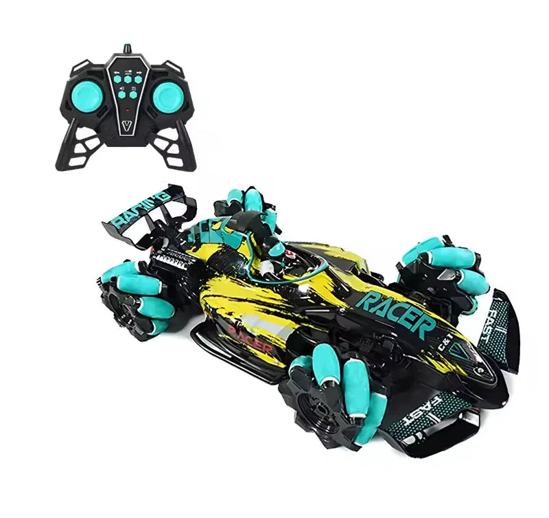 HKM-394579 2.4G Remote-Controlled Spray Stunt Vehicle with Lights and Music for Multiple Terrains