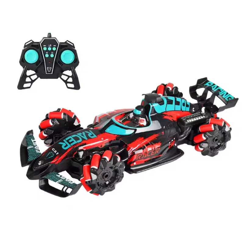 HKM-394579 2.4G Remote-Controlled Spray Stunt Vehicle with Lights and Music for Multiple Terrains