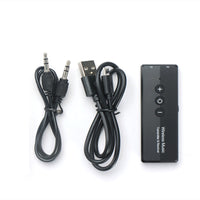 HKM-395027 Bluetooth 5.0 Receiver-Transmitter Combo with Built-In Battery for Dual Ear Stereo Use
