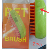 HKM-395091 3-in-1 Electric Cat and Dog Grooming Brush with Steam and Spray for Massage and Hair Removal
