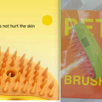 HKM-395091 3-in-1 Electric Cat and Dog Grooming Brush with Steam and Spray for Massage and Hair Removal