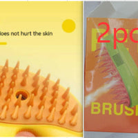 HKM-395091 3-in-1 Electric Cat and Dog Grooming Brush with Steam and Spray for Massage and Hair Removal