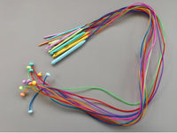 HKM-395155 ABS Plastic Knitting Needles Set with 12 Bags - Crochet Length 120CM, Lightweight and Durable
