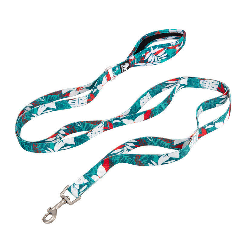 HKM-395155 Durable Polyester Rope Traction Belt for Dogs - Multiple Lengths and Colors Available