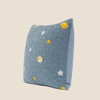 HKM-395219 Blue Planet Modern Embroidered Pillow for Living Room - Available in 45x45cm and 30x50cm