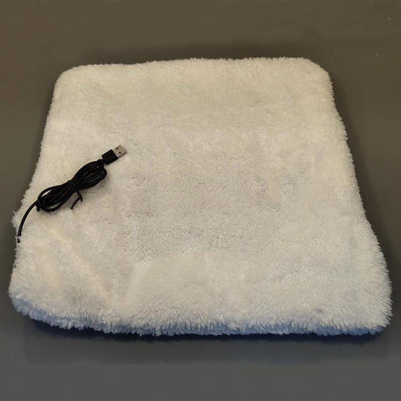 HKM-395347 Electric Heating Blanket for Pets - Warm Cloth Heating Pad for Dogs and Cats, USB-Powered, Multiple Sizes Available