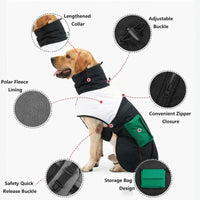 HKM-395347 Waterproof Thicken Winter Coat for Small to Large Dogs - Warm and Comfortable Pet Apparel