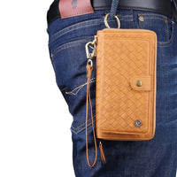HKM-395411 Wrist Strap Wallet Style Mobile Phone Holster for iPhone Models