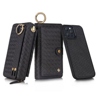 HKM-395411 Wrist Strap Wallet Style Mobile Phone Holster for iPhone Models