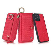 HKM-395411 Wrist Strap Wallet Style Mobile Phone Holster for iPhone Models
