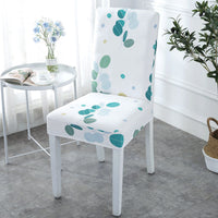 HKM-395539 Elastic Universal Dining Chair Cover - Fits Back Height 38-58cm, Seat Dimensions 38-50cm