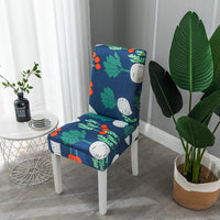 HKM-395539 Elastic Universal Dining Chair Cover - Fits Back Height 38-58cm, Seat Dimensions 38-50cm
