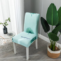 HKM-395539 Elastic Universal Dining Chair Cover - Fits Back Height 38-58cm, Seat Dimensions 38-50cm