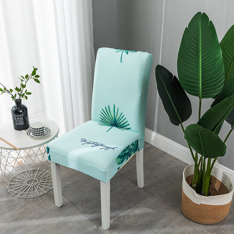 HKM-395539 Elastic Universal Dining Chair Cover - Fits Back Height 38-58cm, Seat Dimensions 38-50cm