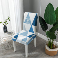 HKM-395539 Elastic Universal Dining Chair Cover - Fits Back Height 38-58cm, Seat Dimensions 38-50cm