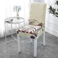 HKM-395539 Elastic Universal Dining Chair Cover - Fits Back Height 38-58cm, Seat Dimensions 38-50cm